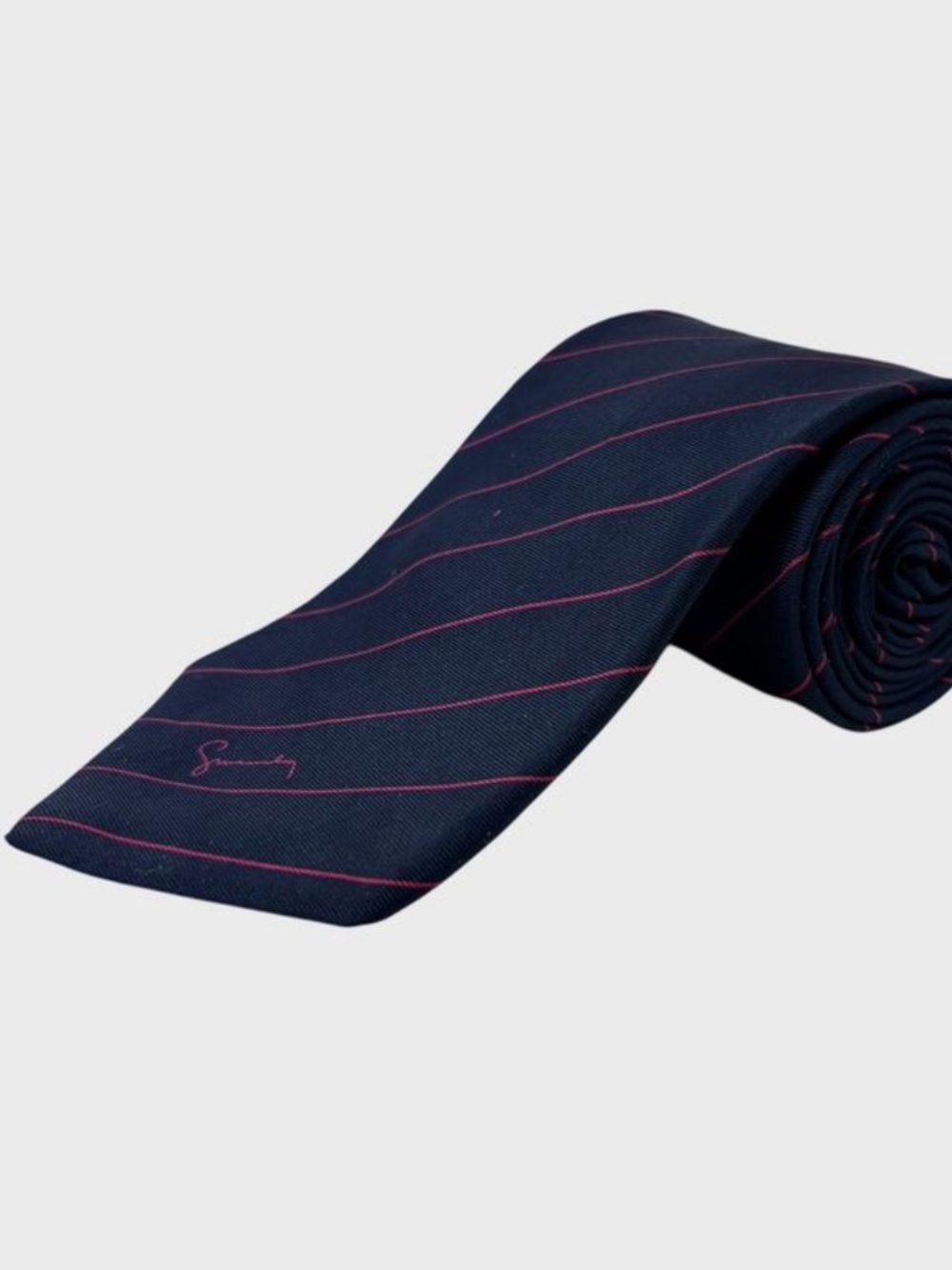 Givenchy Monsieur Italian Striped Silk Tie